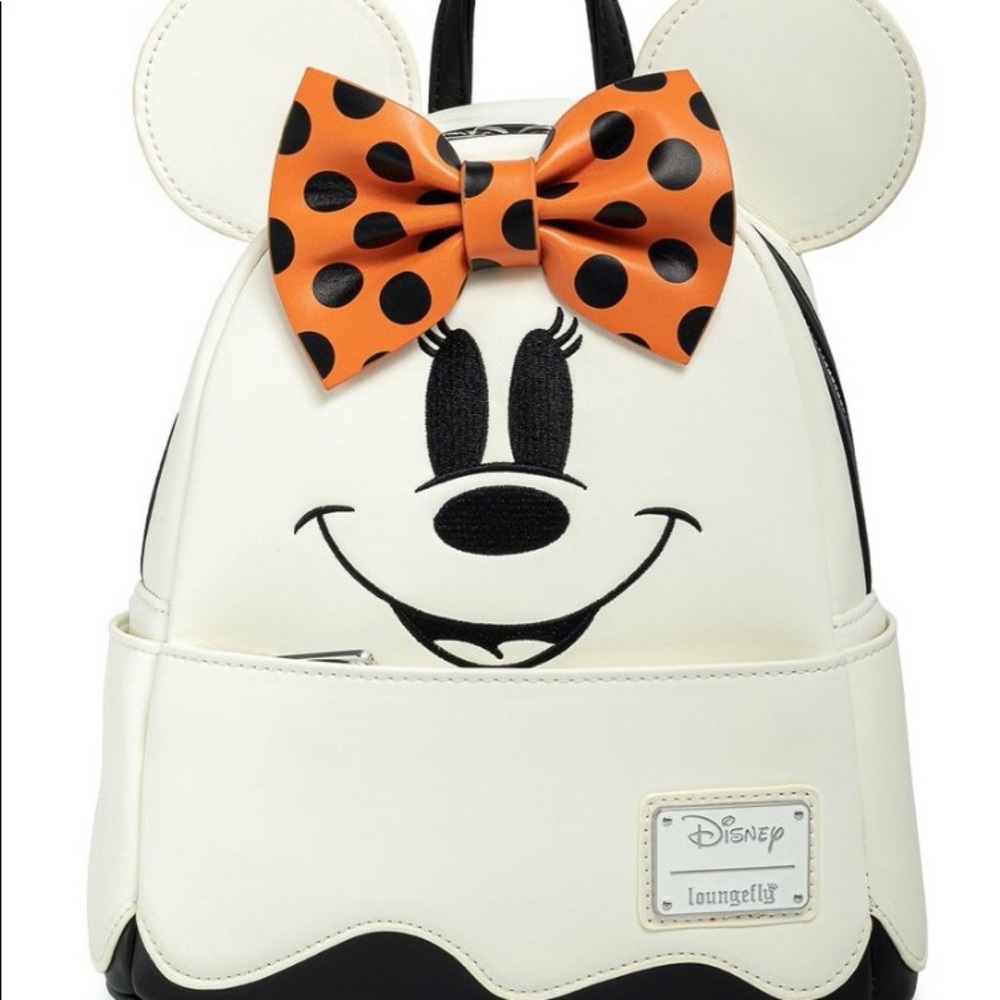 NWT Loungefly Disney Minnie glow in the dark backpack